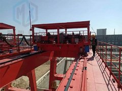 commissioning the cable reel of the hoist gate machine